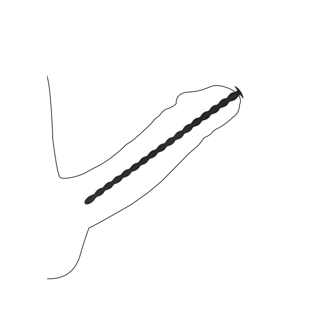 "CONJUNTO DE SONDAS DE URETRA SILICONE SPIRAL SCREW PLUG SET ADVANCED PRETO OUCH!" - Image 5