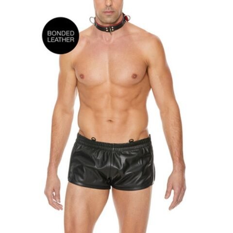 "COLEIRA BONDAGE DELUXE VERMELHO OUCH!"