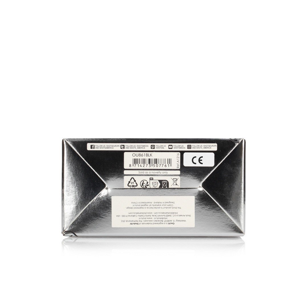 "ARNÊS AJUSTÁVEL COM VIBRADORES RECARREGÁVEIS PRETO OUCH!" - Image 4