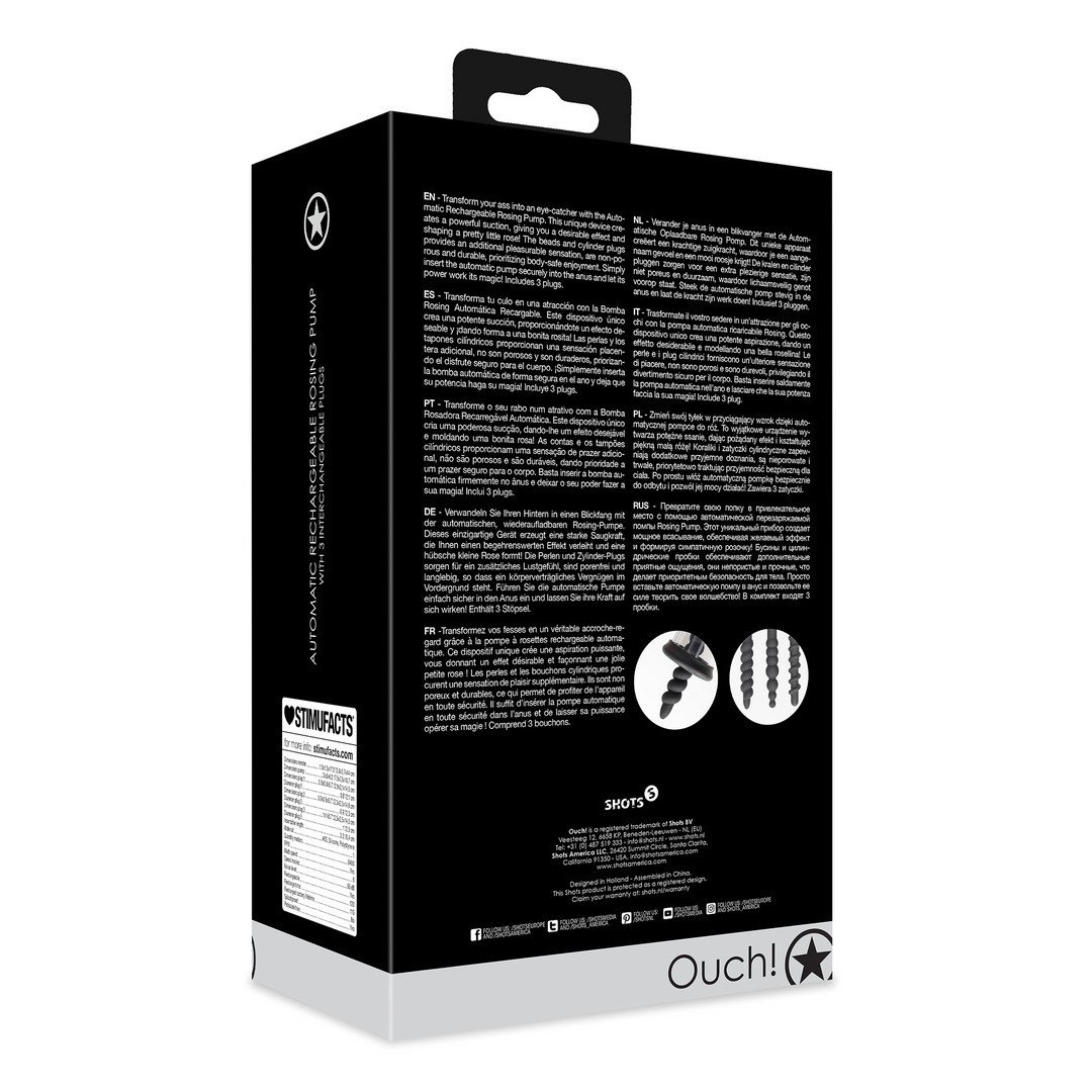 "BOMBA ANAL AUTOMATIC RECHARGEABLE ROSING PUMP PRETA OUCH!" - Image 3