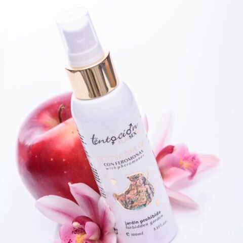 "AMBIENTADOR COM FEROMONAS AROMA JARDIM PROIBIDO 100ML TENTACIÓN PLAY SEX"