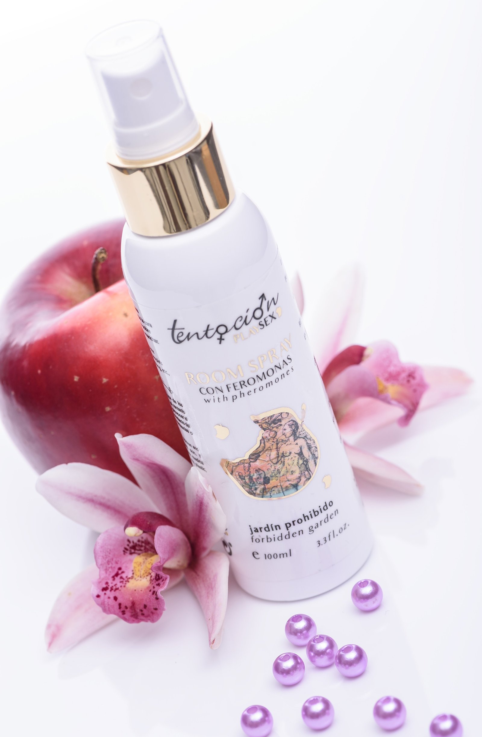 "AMBIENTADOR COM FEROMONAS AROMA JARDIM PROIBIDO 100ML TENTACIÓN PLAY SEX" - Image 2