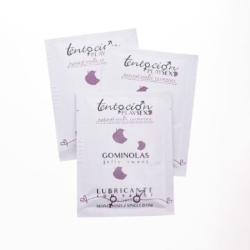 "20 MONODOSES DE LUBRIFICANTE COM SABOR A GOMAS 5ML TENTACIÓN PLAY SEX"