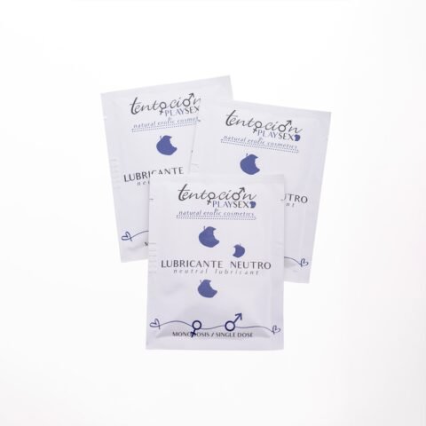 "20 MONODOSES DE LUBRIFICANTE NEUTRO 5ML TENTACIÓN PLAY SEX"