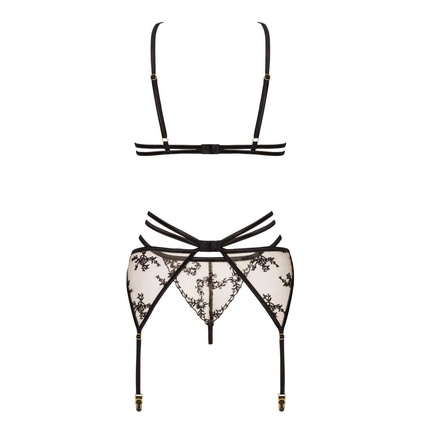 "CONJUNTO DE 3 PEÇAS AISHA PRETO BEAUTY NIGHT FASHION" - Image 10