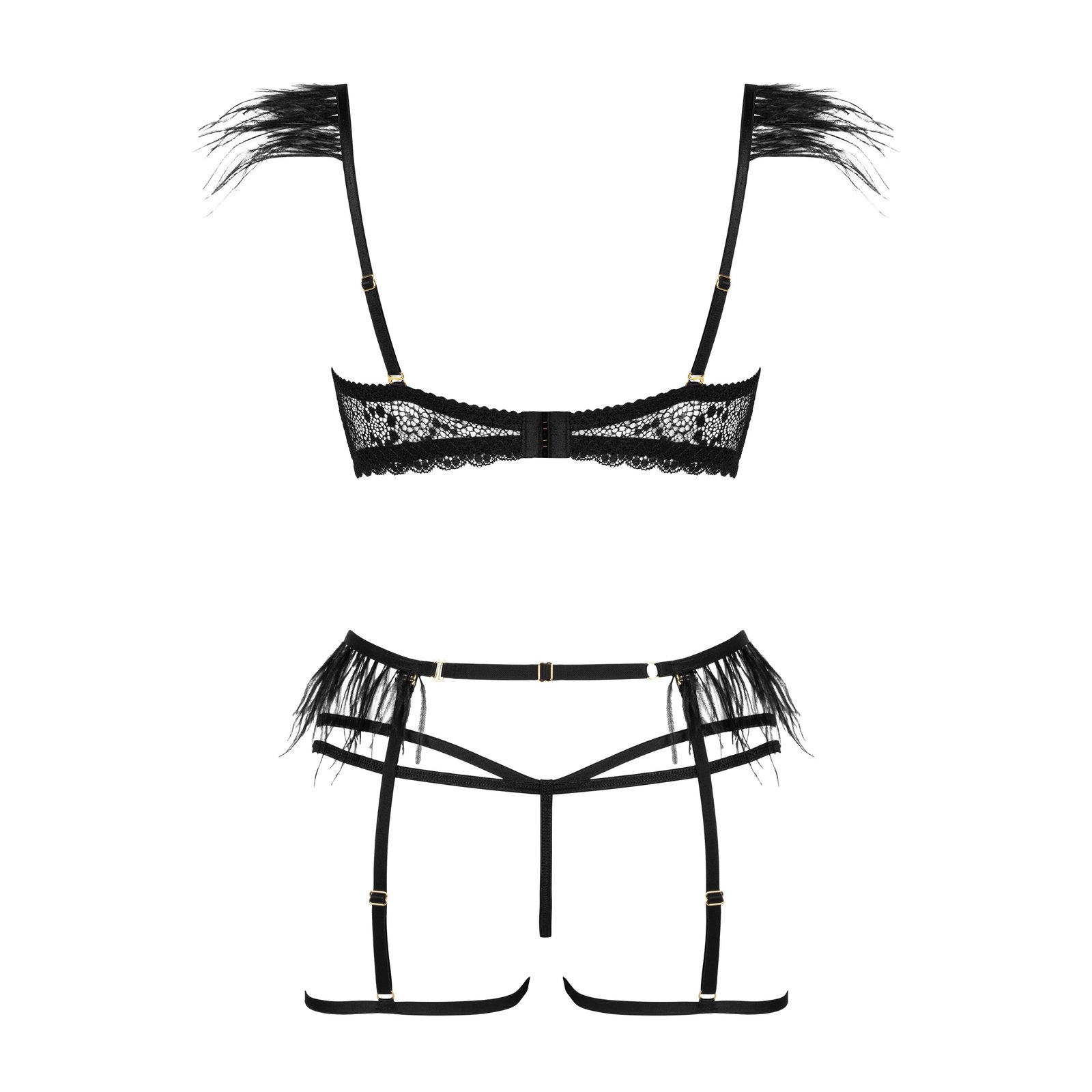 "CONJUNTO DE 4 PEÇAS CRYSTAL PRETO BEAUTY NIGHT FASHION" - Image 15