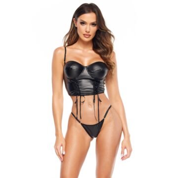 "CONJUNTO DE 2 PEÇAS SASHA PRETO BEAUTY NIGHT FASHION"