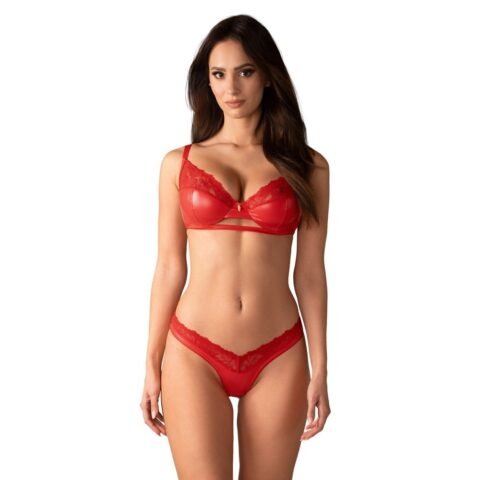 "CONJUNTO DE 2 PEÇAS ALIOSA VERMELHO OBSESSIVE"