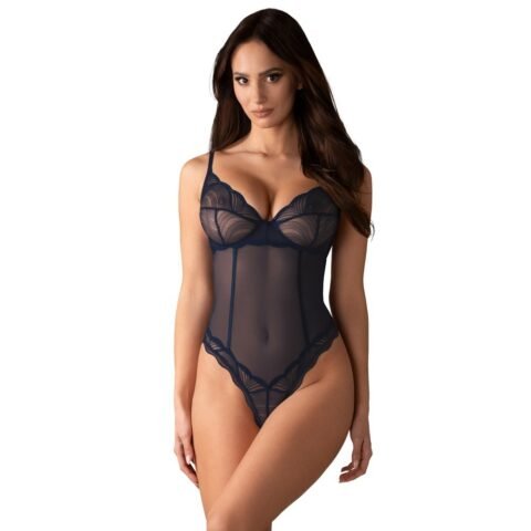 "BODY COM ABERTURA NIGHTLY AZUL OBSESSIVE"