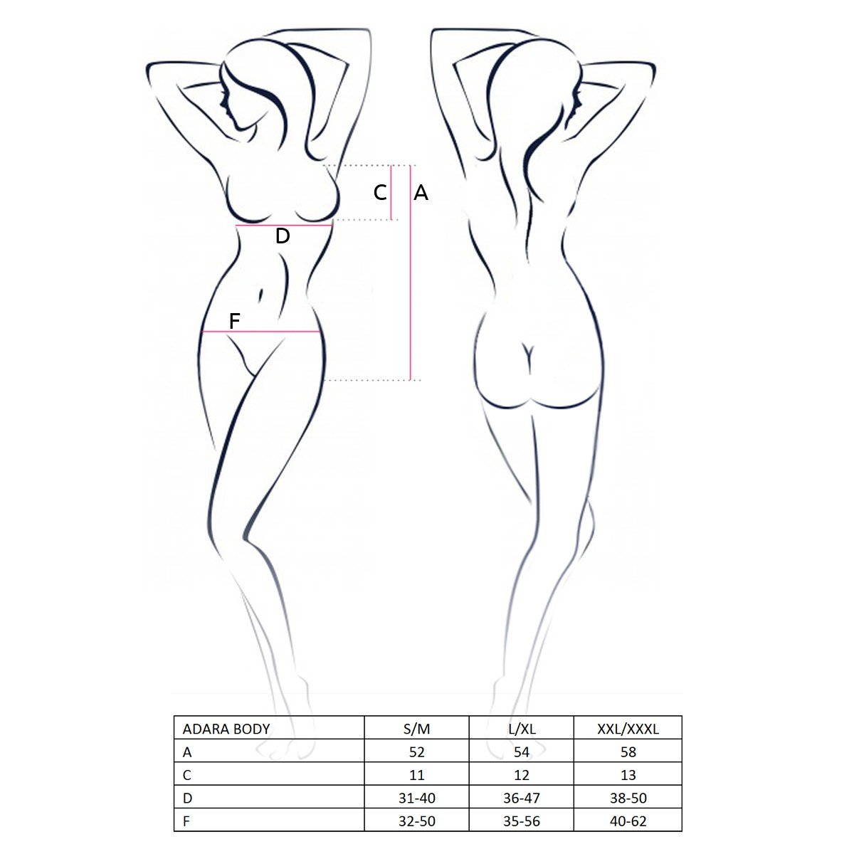 "BODY ADARA VERMELHO PASSION" - Image 3