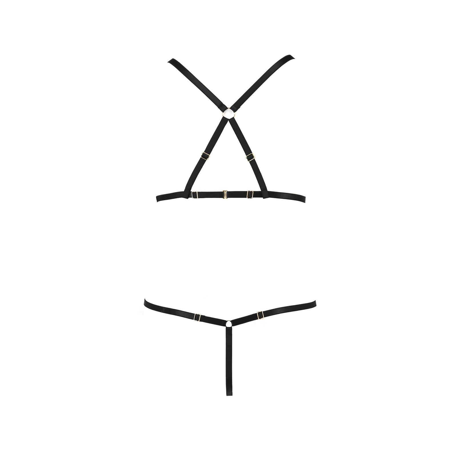 "CONJUNTO DE 2 PEÇAS ARMANDA PRETO DEVIL COLLECTION PASSION" - Image 4