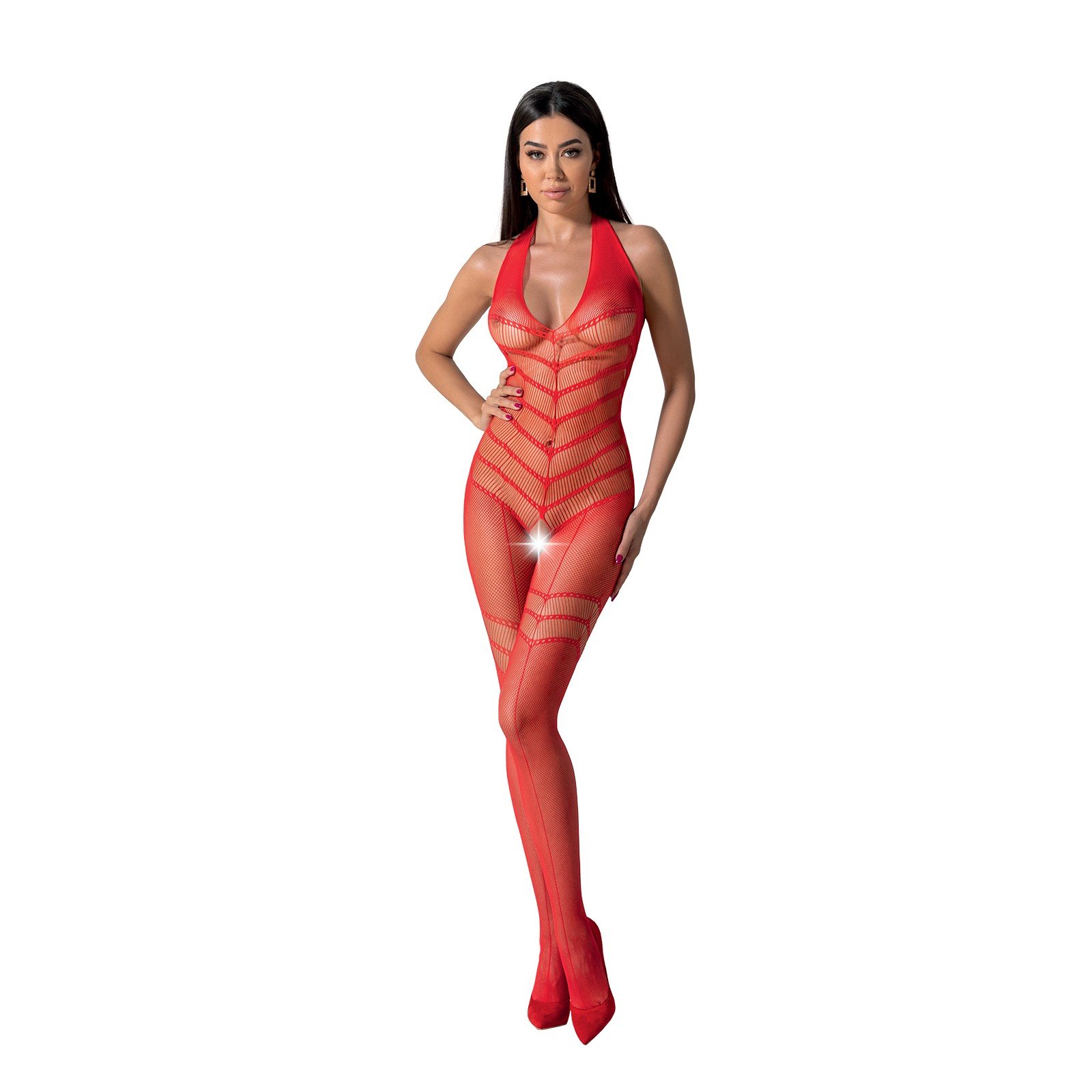 "CATSUIT BS100 VERMELHO EROTIC LINE PASSION"