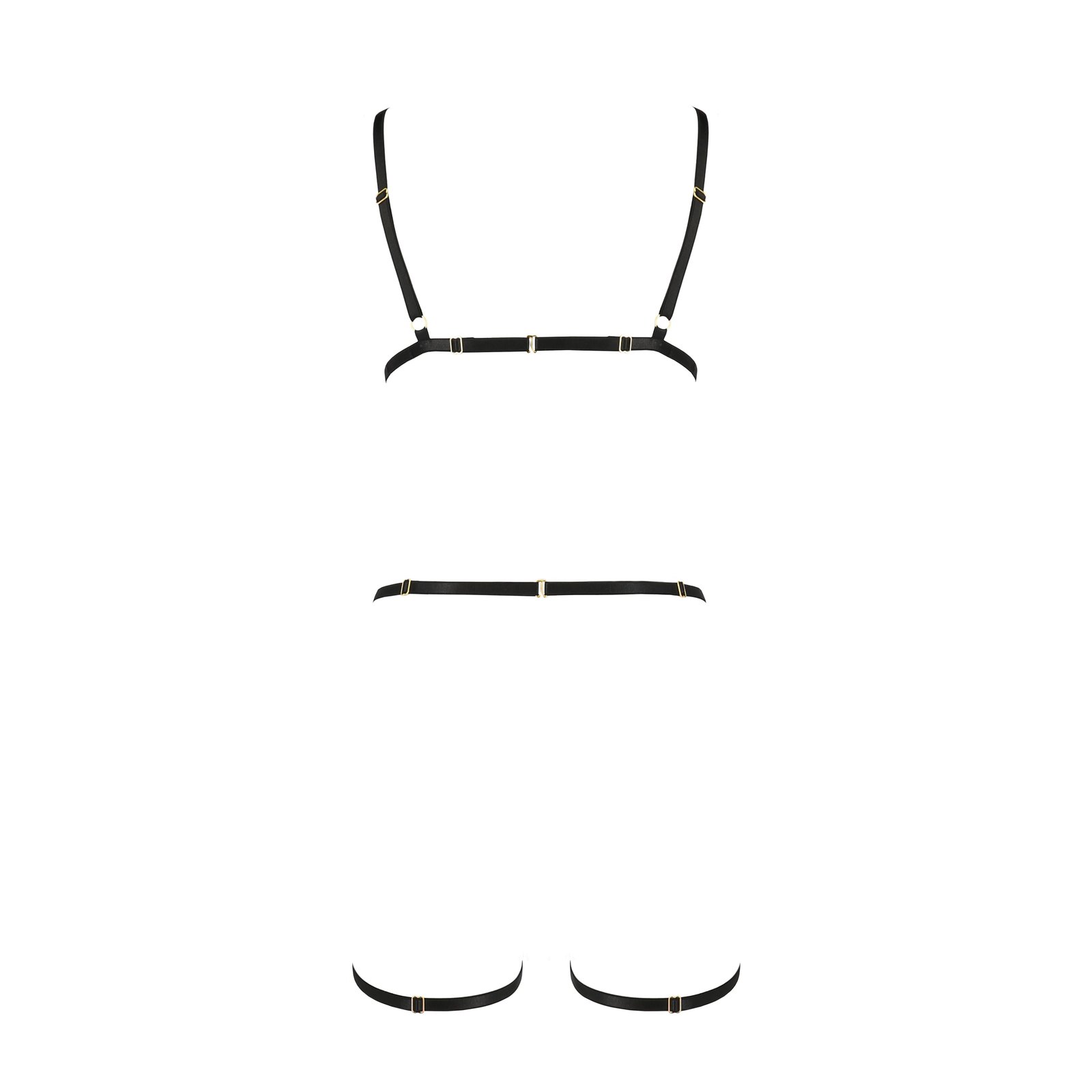 "ARNÊS CORPORAL INDICA PRETO DEVIL COLLECTION PASSION" - Image 4