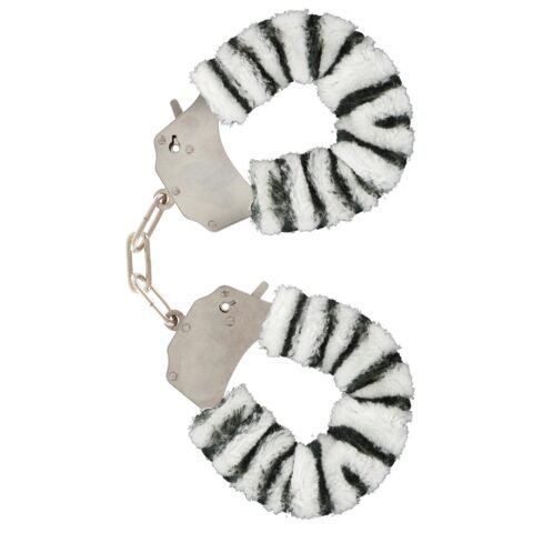 "ALGEMAS COM PELÚCIA FURRY FUN ZEBRA TOYJOY"