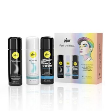 "CONJUNTO DE LUBRIFICANTES PJUR PRIDE BOX - 3 X 30 ML"