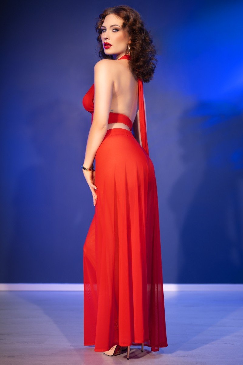 "CONJUNTO DE 3 PEÇAS CR-4857 VERMELHO CHILIROSE" - Image 5