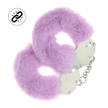 "ALGEMAS COM PELÚCIA HEAVY-DUTY FLUFFY LAVENDER OUCH!"