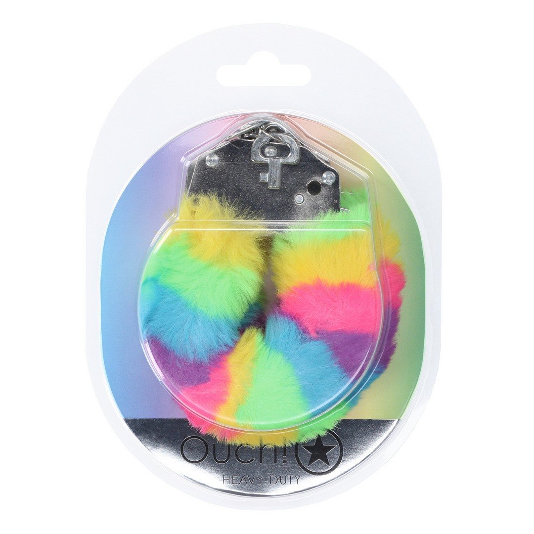 "ALGEMAS COM PELÚCIA HEAVY-DUTY FLUFFY MULTICOLOR 1 OUCH!" - Image 2