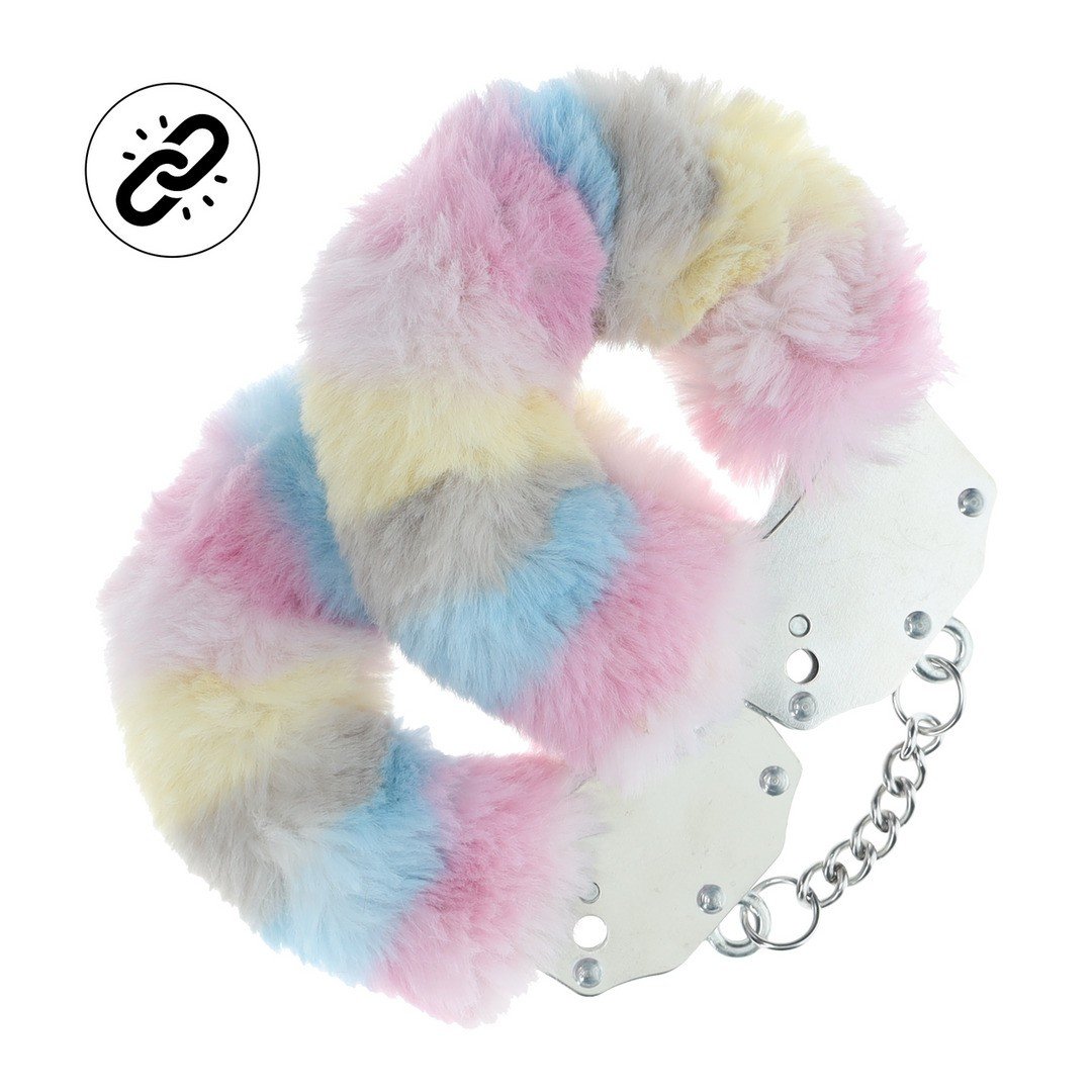 "ALGEMAS COM PELÚCIA HEAVY-DUTY FLUFFY MULTICOLOR 2 OUCH!"