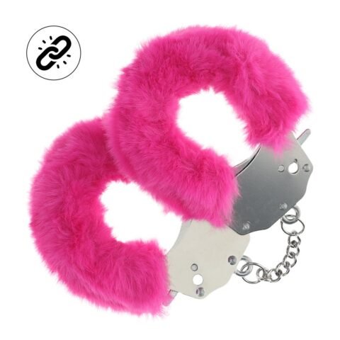 "ALGEMAS COM PELÚCIA HEAVY-DUTY FLUFFY ROSA OUCH!"