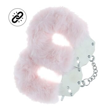 "ALGEMAS COM PELÚCIA HEAVY-DUTY FLUFFY POWDER ROSA OUCH!"