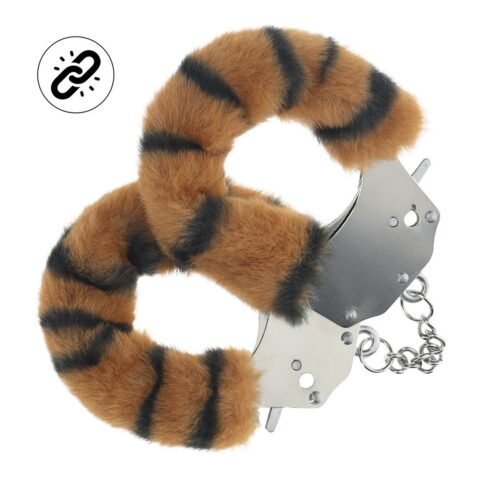 "ALGEMAS COM PELÚCIA HEAVY-DUTY FLUFFY TIGER OUCH!"