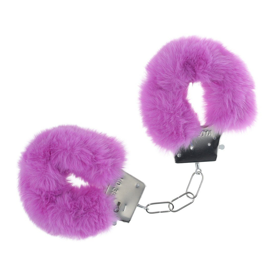 "ALGEMAS COM PELUCHE CLASSIC FLUFFY ROXO OUCH!"