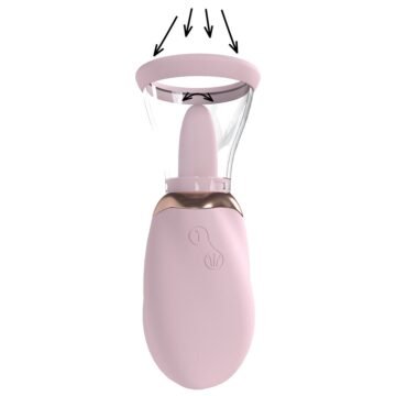 "BOMBA RECARREGÁVEL PARA VULVA E SEIOS BOOST ROSA PUMPED"