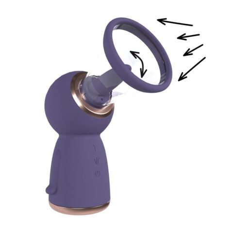 "BOMBA PARA VULVA E SEIOS EXQUISITE ROXO PUMPED"