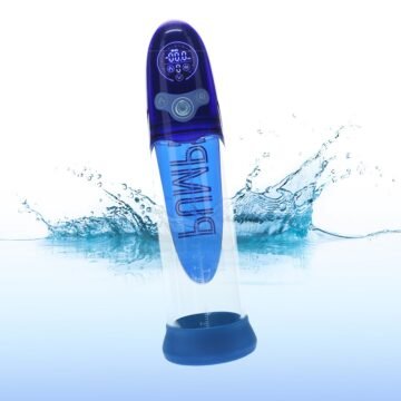 "BOMBA AUTOMÁTICA PARA O PÉNIS COM IA AQUA-PRO AZUL PUMPED"