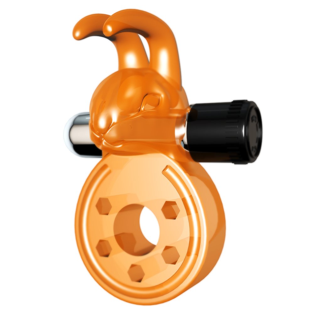 "ANEL PARA O PÉNIS COM VIBRAÇÃO SEX PLEASE! BAXTER LARANJA"