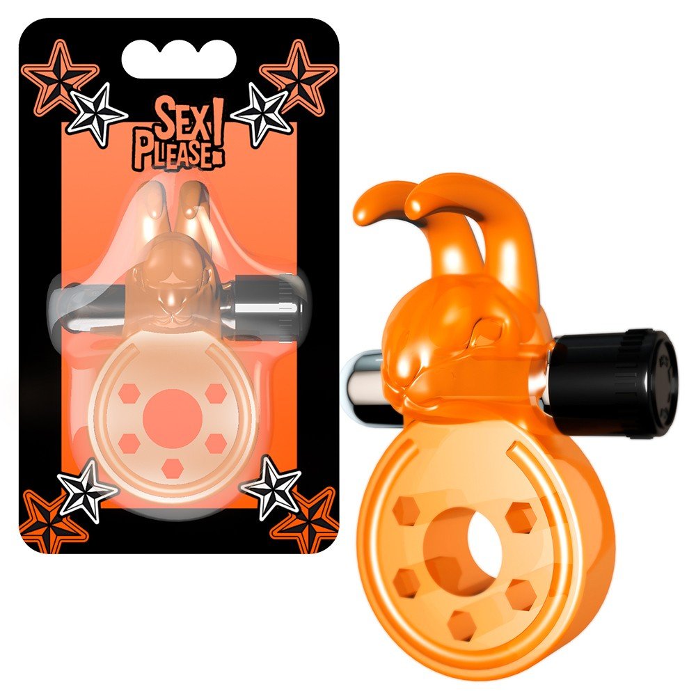 "ANEL PARA O PÉNIS COM VIBRAÇÃO SEX PLEASE! BAXTER LARANJA" - Image 2