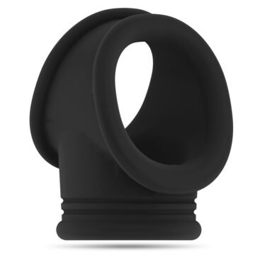 "ANEL PARA O PÉNIS COM ALÇA PARA TESTÍCULOS SONO Nº48 PRETO"