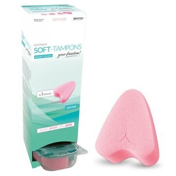 "CAIXA COM 10 TAMPÕES SOFT-TAMPONS NORMAL"
