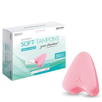"CAIXA COM 50 TAMPÕES SOFT-TAMPONS NORMAL"