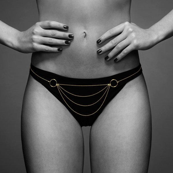 "COLAR CORPORAL CULOTTE THE MAGNIFIQUE COLLECTION BIJOUX INDISCRETS DOURADO"