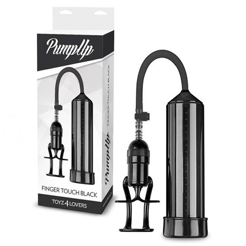 "BOMBA PARA O PÉNIS COM RÉGUA FINGER TOUCH PRETA" - Image 2