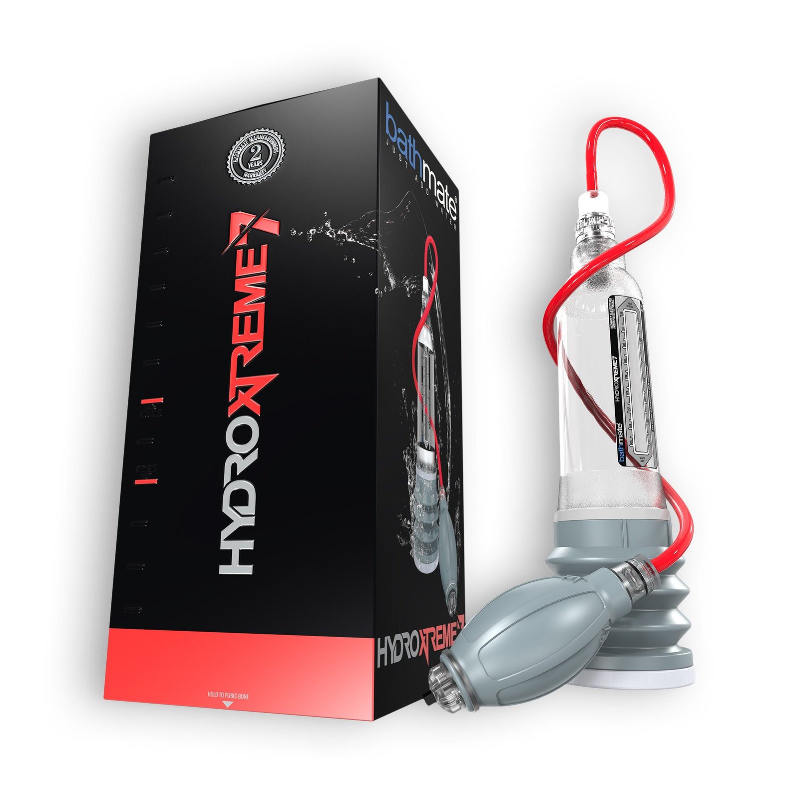 "BOMBA COM ACESSÓRIOS BATHMATE HYDROXTREME 7 TRANSPARENTE" - Image 4