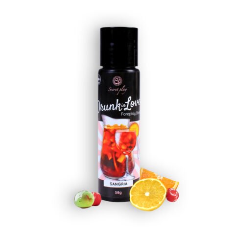 "BÁLSAMO LUBRIFICANTE SABOR SANGRIA DRUNK IN LOVE SECRET PLAY 60ML"