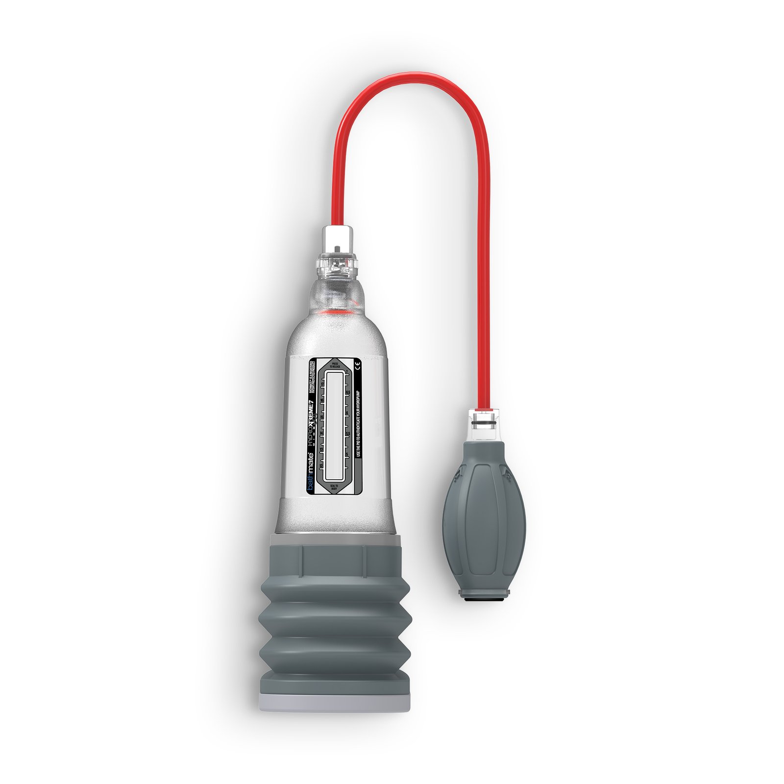 "BOMBA PARA O PÉNIS COM ACESSÓRIOS BATHMATE HYDROXTREME 7 WIDE BOY TRANSPARENTE"