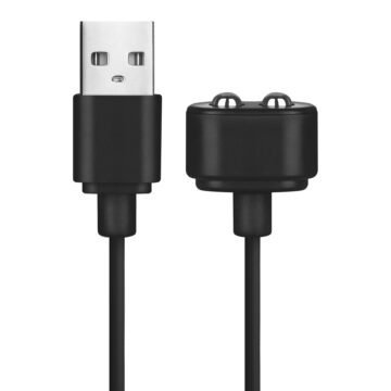 "CARREGADOR USB MAGNÉTICO SATISFYER PRETO"