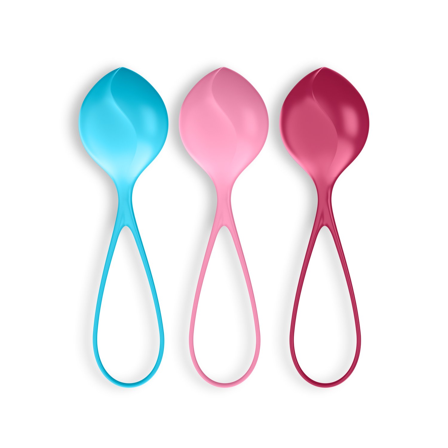 "CONJUNTO DE 3 BOLAS BEN-WA STRENGTHENING BALLS SATISFYER COLORIDAS" - Image 2