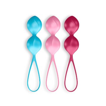 "CONJUNTO DE 3 BOLAS BEN-WA V BALLS SATISFYER COLORIDAS"