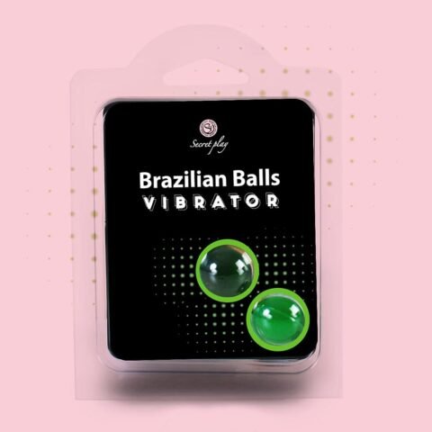 "BOLAS LUBRIFICANTES BRAZILIAN BALLS SHOCK EFEITO VIBRADOR 2 X 4GR"