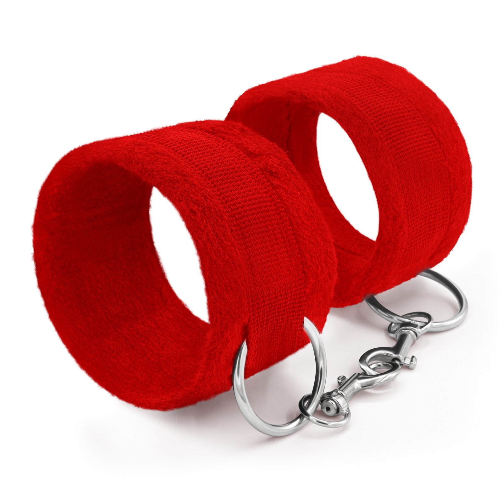 "ALGEMAS DE VELCRO TOUGH LOVE COM CORRENTE DE 40CM EXTRA CRUSHIOUS VERMELHAS" - Image 3