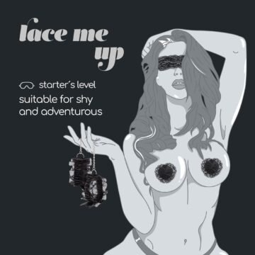 "CONJUNTO DE RENDA PRETA LACE ME UP CRUSHIOUS"