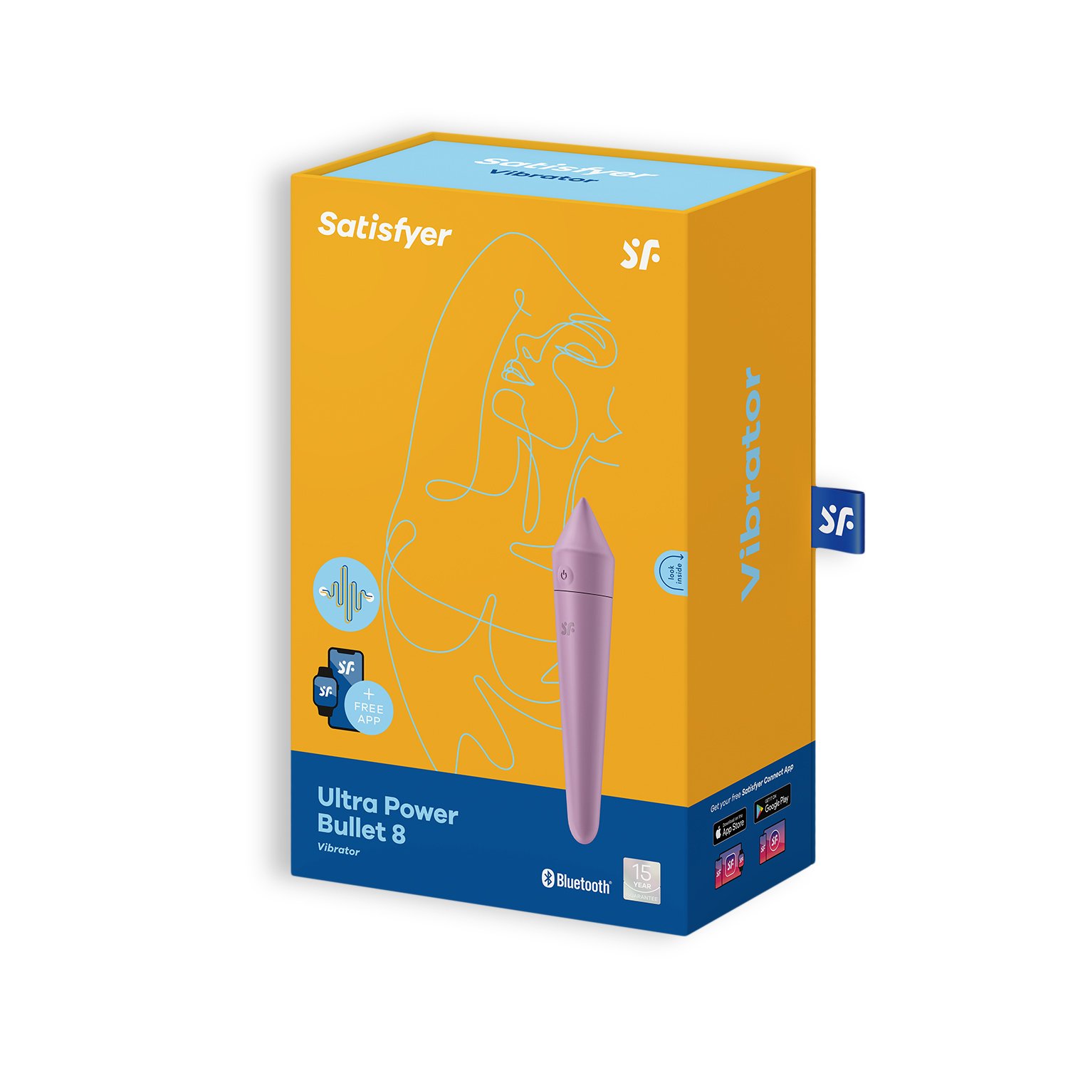 "BALA VIBRATÓRIA ULTRA POWER BULLET 8 COM APP SATISFYER LILÁS" - Image 6