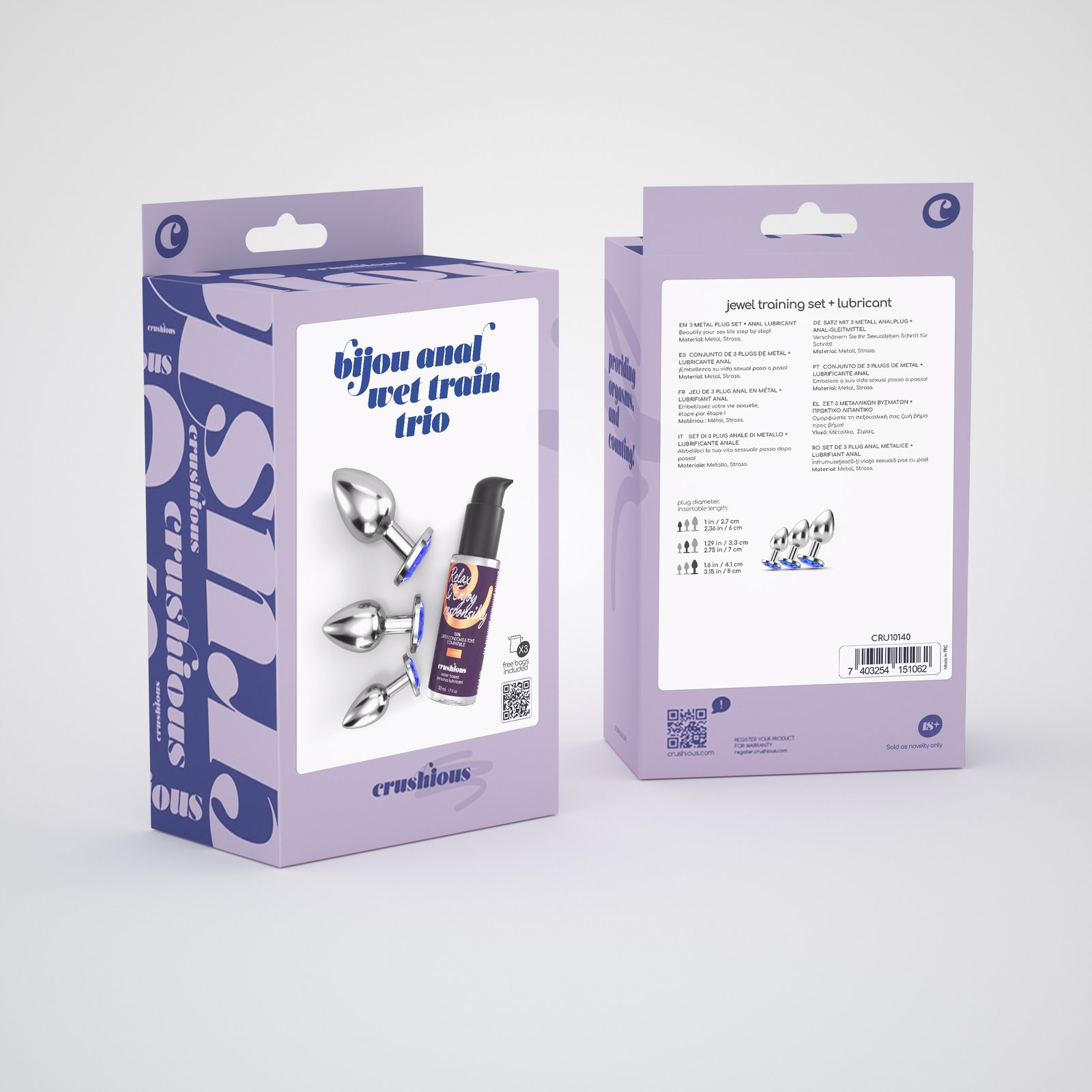 "BIJOU ANAL WET TRAIN TRIO CRUSHIOUS AZUL" - Image 6