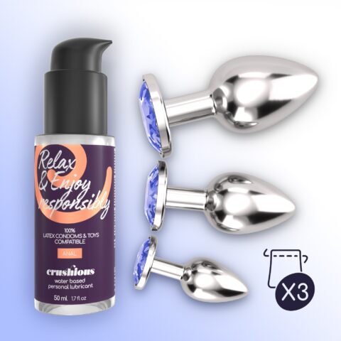 "BIJOU ANAL WET TRAIN TRIO CRUSHIOUS AZUL"