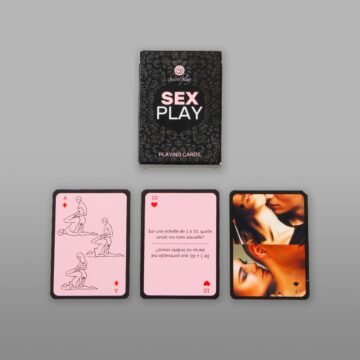 "BARALHO DE CARTAS SEX PLAY SECRET PLAY PORTUGUÊS E FRANCÊS"